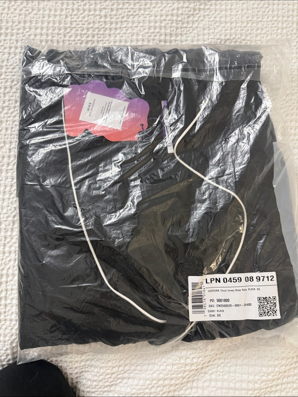 Fabletics Black Sleep Robe - Picture 2 of 2